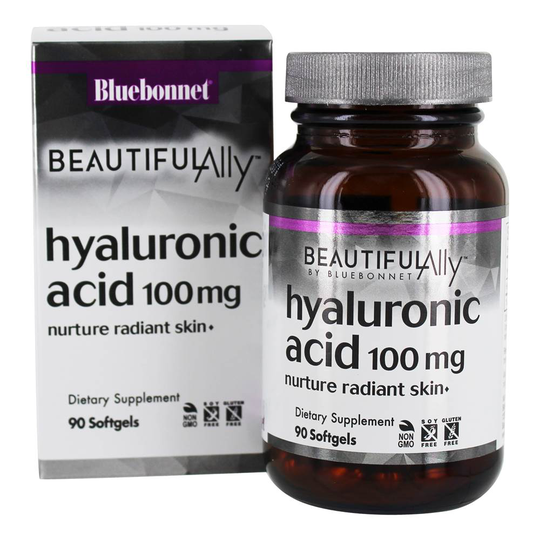 Bluebonnet Nutrition - Beautiful Ally Hyaluronic Acid 100 mg. - 90 Softgels