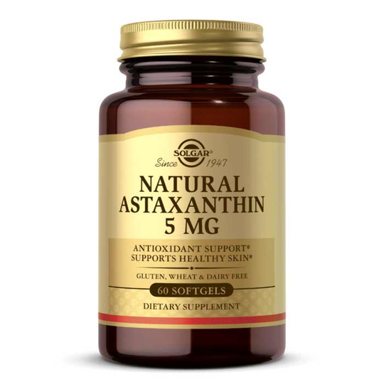 Solgar Natural Astaxanthin 5 Mg 60 Softgels