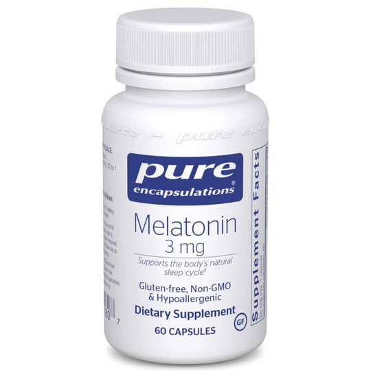Pure Encapsulations Melatonin 3 Mg 60 Capsules