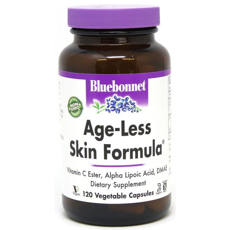 Bluebonnet Age-Less Skin Formula 120 Veg Capsules