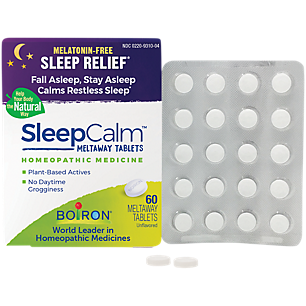 Homeopathic SleepCalm - Melatonin Free Sleep Relief - Meltaway Tablets (60 Tablets)