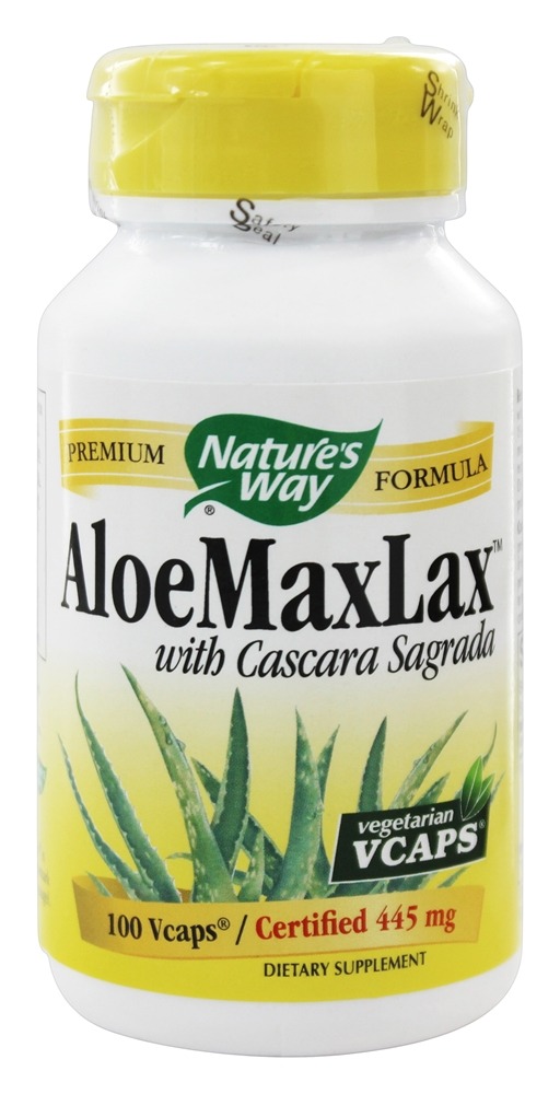 Nature's Way - Aloe MAXLAX 445 mg. - 100 Vegetarian Capsules
