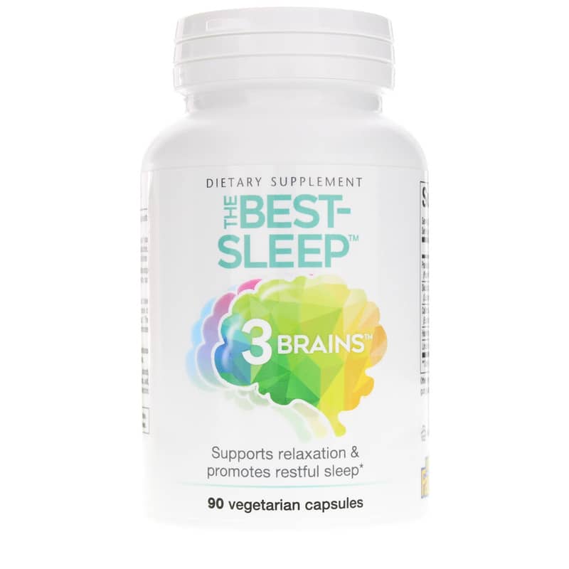 Natural Factors 3 Brains The Best-Sleep 90 Veg Capsules