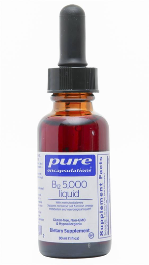 Pure Encapsulations - Vitamin B12 Liquid 5000 mcg. - 30 ml.