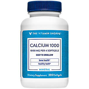 Calcium 1000 Minis - Supports Healthy Bones & Teeth - 1,000 MG (300 Easy to Swallow Softgels)
