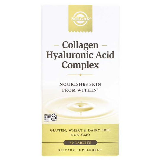 Solgar Collagen Hyaluronic Acid Complex 30 Tablets