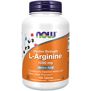 L-Arginine - Double Strength Amino Acid - 1,000 MG (120 Tablets)