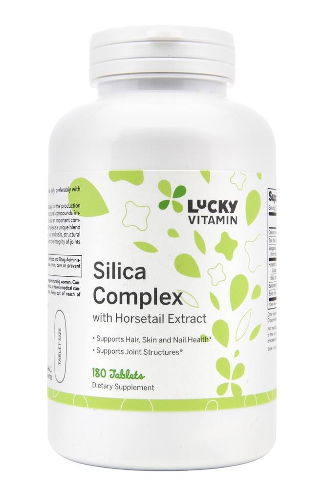 LuckyVitamin - Silica Complex Collagen Booster with Horsetail Extract - 180 Tablets