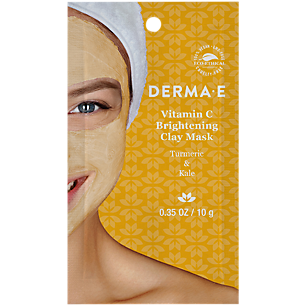 Vitamin C Brightening Clay Mask - Turmeric & Kale (1 Mask)