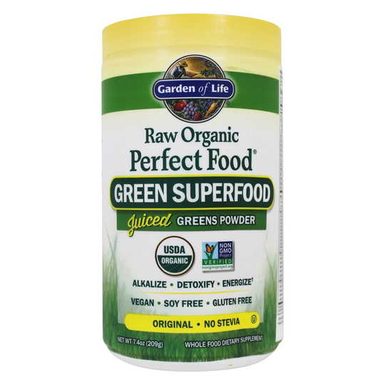 Garden of Life - Perfect Food RAW Organic Green Super Food - 7.4 oz.