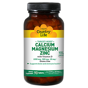 Target Mins Calcium Magnesium Zinc