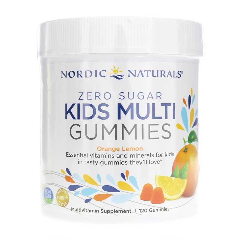 Nordic Naturals Kids Multi Gummies Zero Sugar 120 Gummies