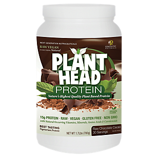 Raw Vegan Plant-Based Protein - Chocolate Cacao (30 Servings)