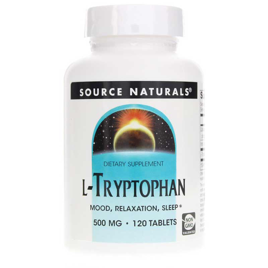 Source Naturals L-Tryptophan 500 Mg 120 Tablets