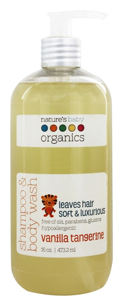 Nature's Baby Organics - Shampoo & Body Wash Vanilla Tangerine - 16 fl. oz.