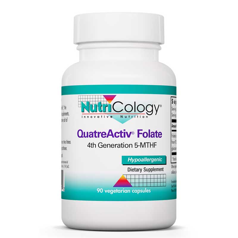 Nutricology QuatreActiv Folate 90 Veg Capsules