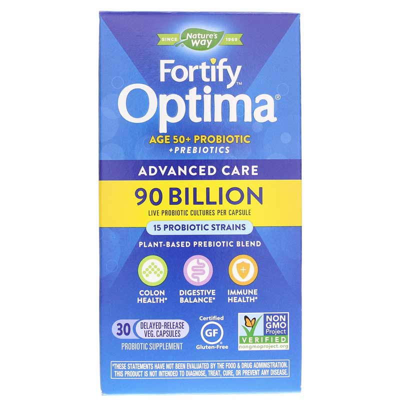 Natures Way Fortify Optima Advanced Care 90 Billion 30 Capsules
