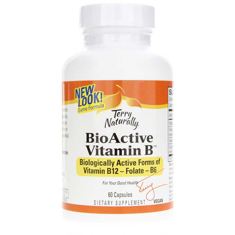 Terry Naturally BioActive Vitamin B 60 Capsules