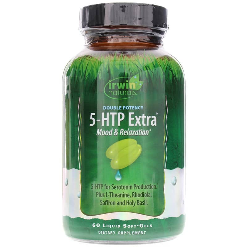 Irwin Naturals Double-Potency 5-Htp Extra 60 Liquid Softgels