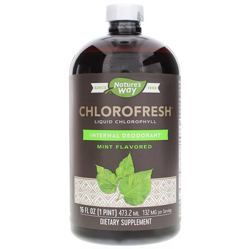 Natures Way Chlorofresh Liquid Chlorophyll Mint 16 Oz