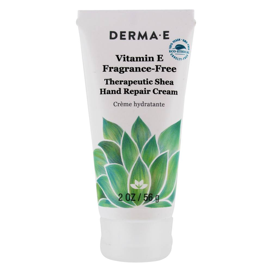DERMA-E - Therapeutic Shea Hand Repair Cream Vitamin E Fragrance Free - 2 oz.