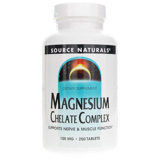 Source Naturals Magnesium Chelate Complex 250 Tablets