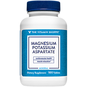 Magnesium Potassium Aspartate - Cardiovascular Health & Muscle Relaxation - Well Absorbed Form (100 Tablets)