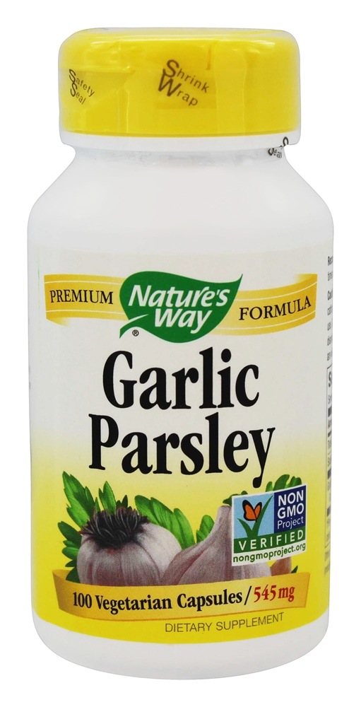 Nature's Way - Garlic Parsley 545 mg. - 100 Vegetarian Capsules