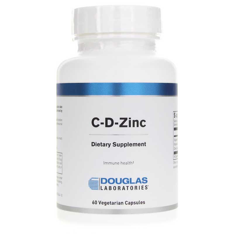 Douglas Laboratories C-D-Zinc 60 Veg Capsules