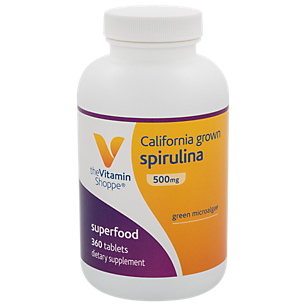 Spirulina California Grown Superfood - 500 MG (360 Tablets)
