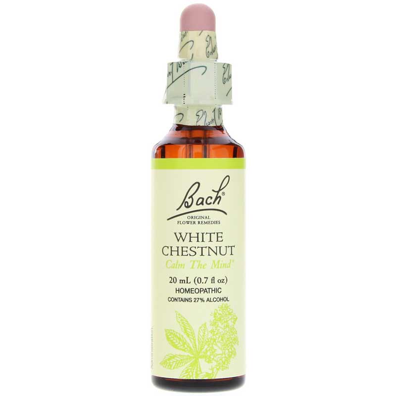 Bach Flower Remedies White Chestnut Flower Essence .7 Oz