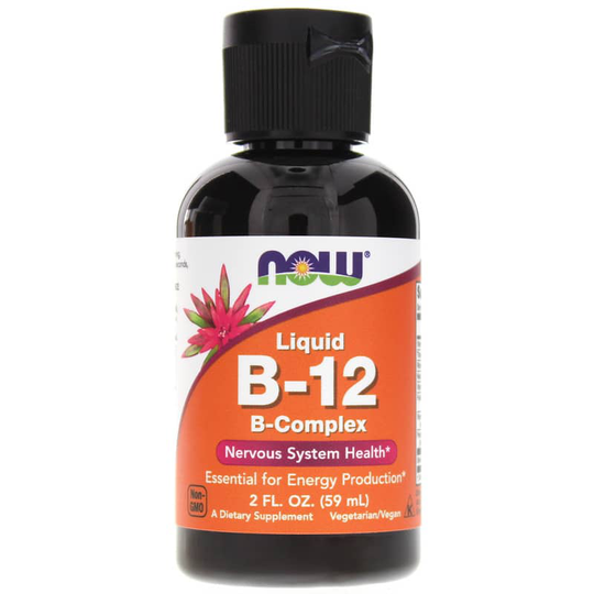 NOW Foods Liquid B12 B-Complex 2 Oz