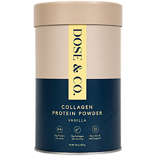 Collagen Protein Powder - 10g of Protein - Supports Healthy Hair, Skin & Nails - Vanilla (14.8 Ounces Powder)