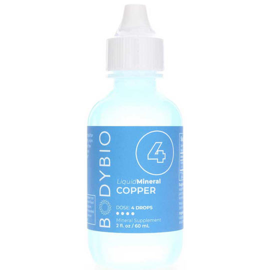 BodyBio Copper #4 Liquid Mineral 2 Oz