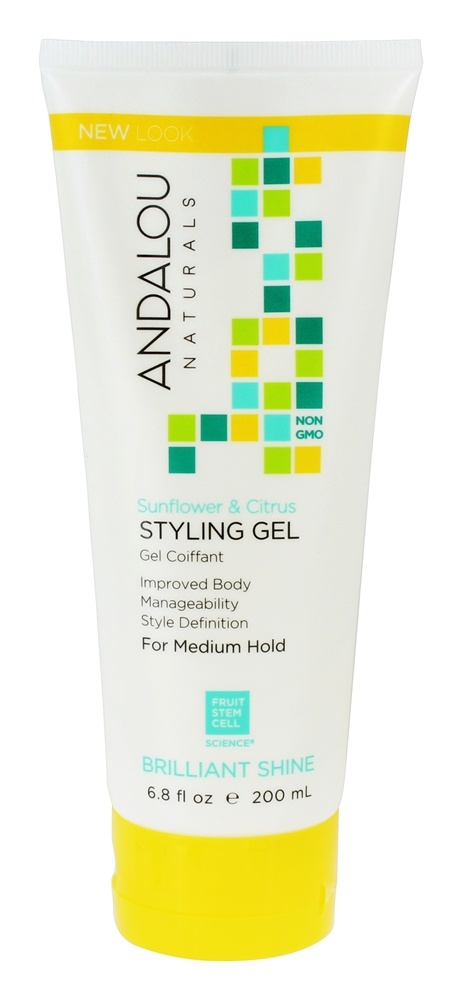 Andalou Naturals - Brilliant Shine Styling Gel Sunflower & Citrus - 6.8 oz.