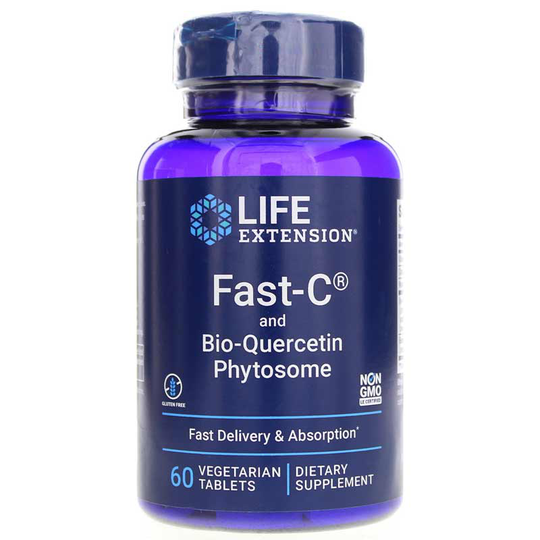 Life Extension Fast-C & Bio-Quercetin Phytosome 60 Veg Tablets
