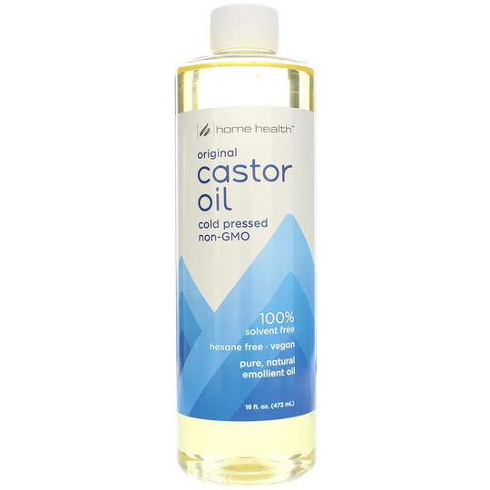 Home Health Castor Oil Cold Pressed and Processed 16 Oz