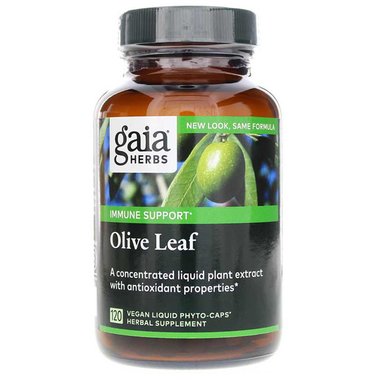Gaia Herbs Olive Leaf 120 Liquid Phyto Caps