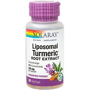 Liposomal Turmeric Root Extract with 45% Curcuminoids - 330 MG (30 Vegetable Capsules)