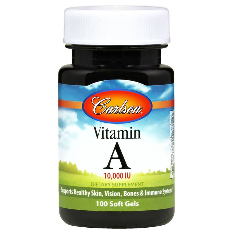 Carlson Labs Vitamin A 10,000 IU 100 Softgels