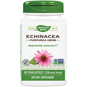 Echinacea Herb - Immune Support - 1,200 MG (180 Capsules)