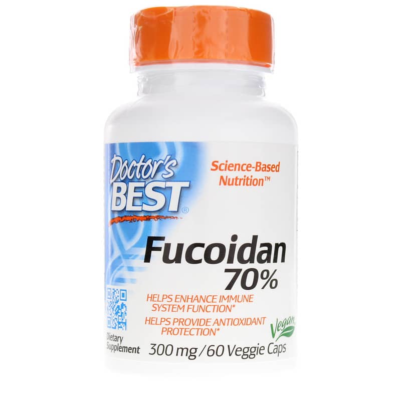 Doctors Best Fucoidan 70% 300 Mg 60 Veg Capsules