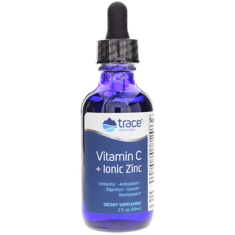 Trace Minerals Research Vitamin C + Ionic Zinc 2 Oz