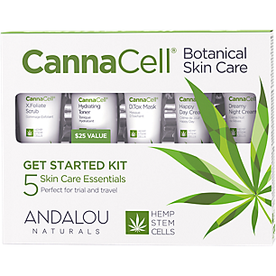 Cannacell Botanical 5 Skin Care Essentials Kit made with Organic Hemp Seed Oil (1 Kit)