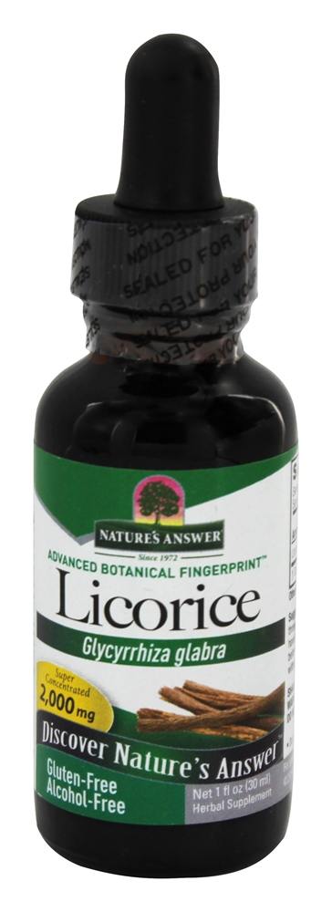 Nature's Answer - Licorice Root Alcohol Free - 1 fl. oz.