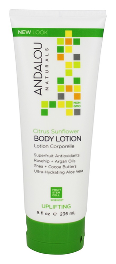 Andalou Naturals - Uplifting Body Lotion Citrus Sunflower - 8 fl. oz.