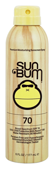Sun Bum - Premium Moisturizing Sunscreen Spray 70 SPF - 6 fl. oz.