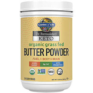 Dr. Formulated Keto Organic Grass-Fed Butter Powder (10.58 oz. / 30 Servings)