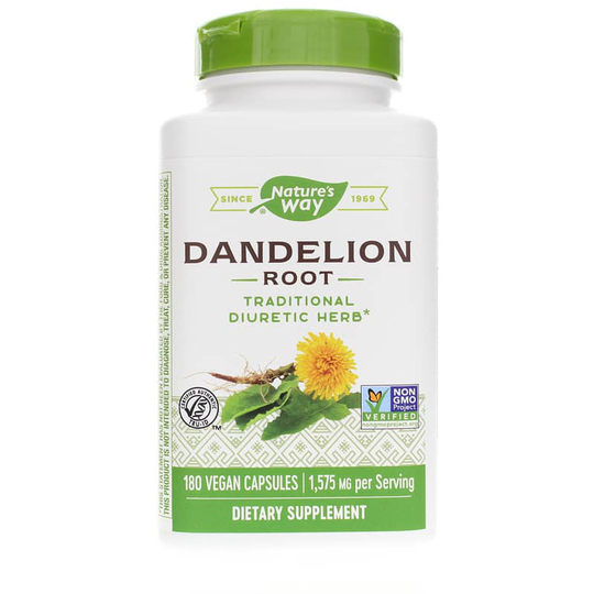 Natures Way Dandelion Root 180 Veg Capsules