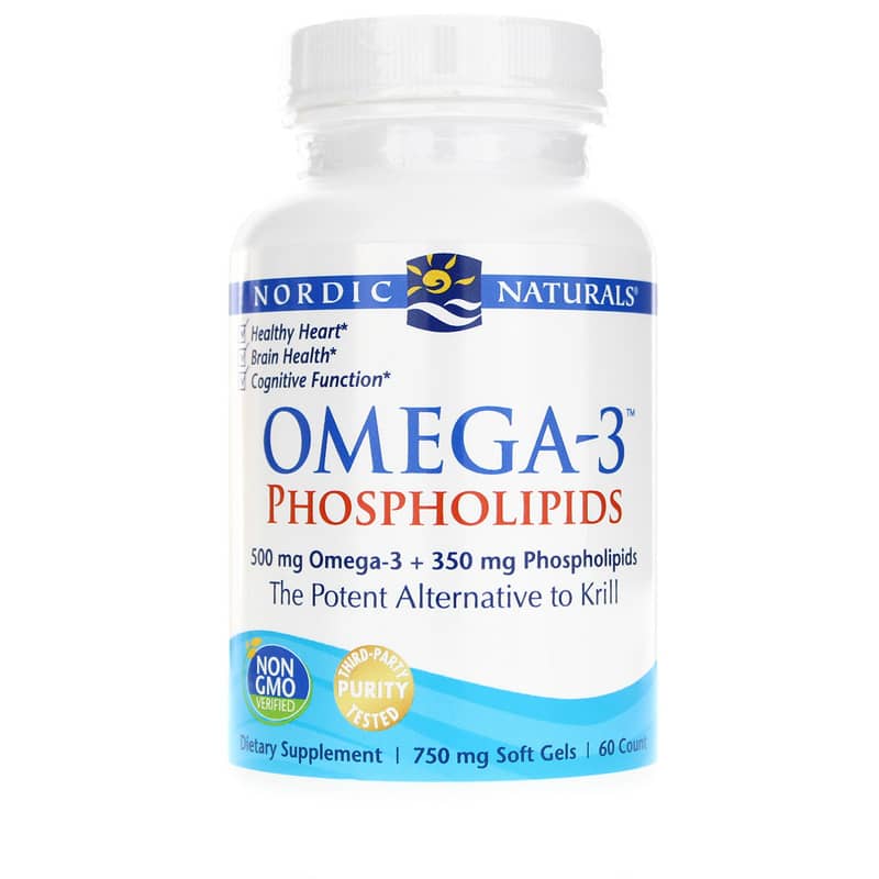 Nordic Naturals Omega-3 Phospholipids 60 Softgels